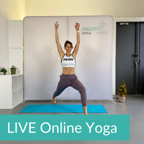 LIVE Online Yoga bei YogaZeit Stråla Kurse für Anfänger und ProfiYogis
