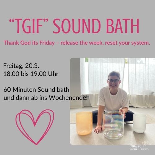 TGIF Sound bath TGIF Sound bath